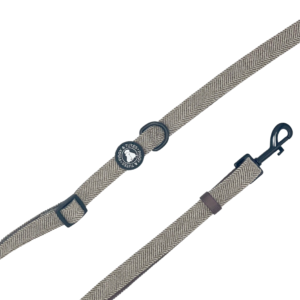 Tweed Adjustable Lead - Country Brown
