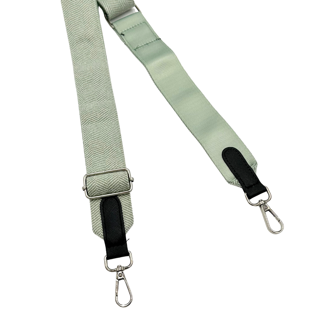 Tweed Bag Strap - Green