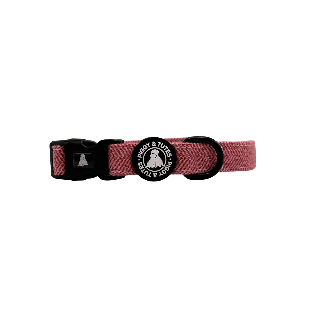 Tweed Collar - Country Red