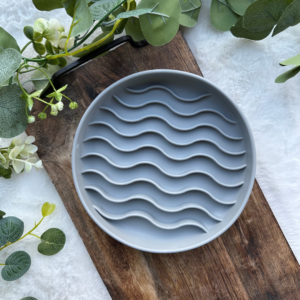 Enrichment Bowl - Wave Grey