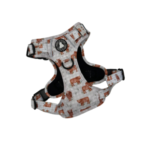 Tough Piggy Harness - Gingham Moo