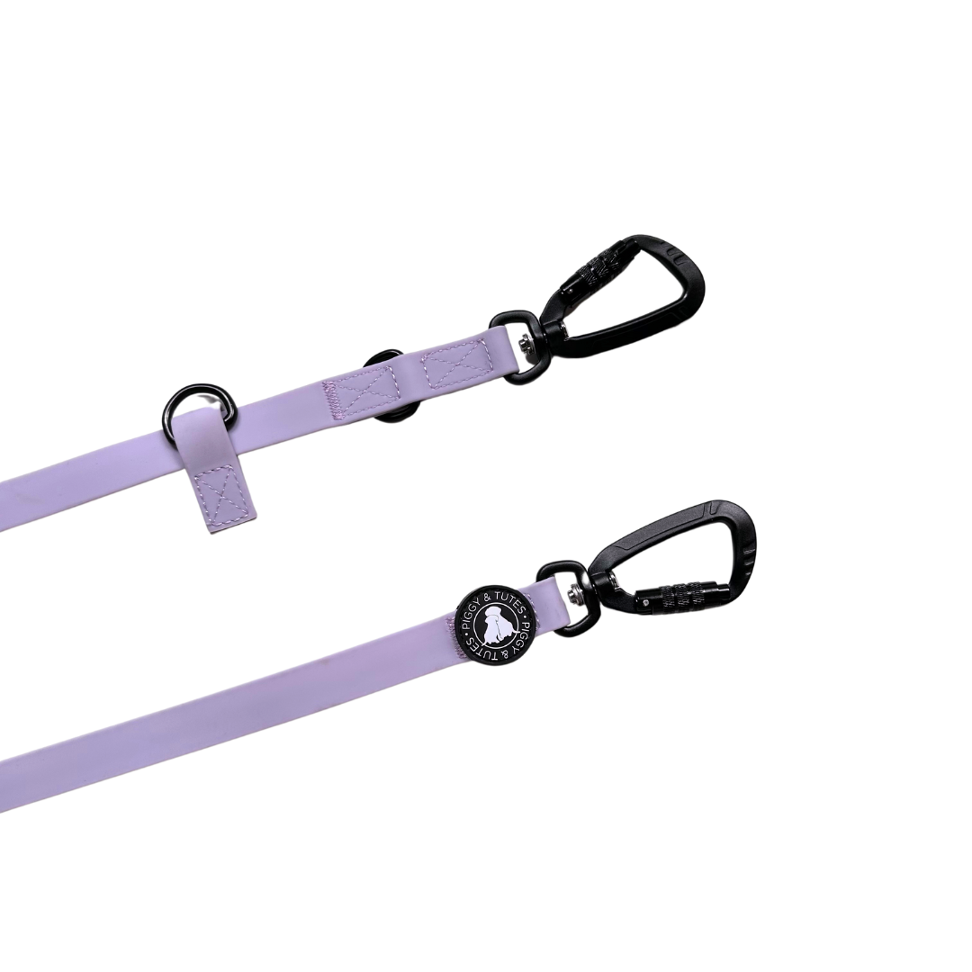 Waterproof Double Ended Lead - Lilac