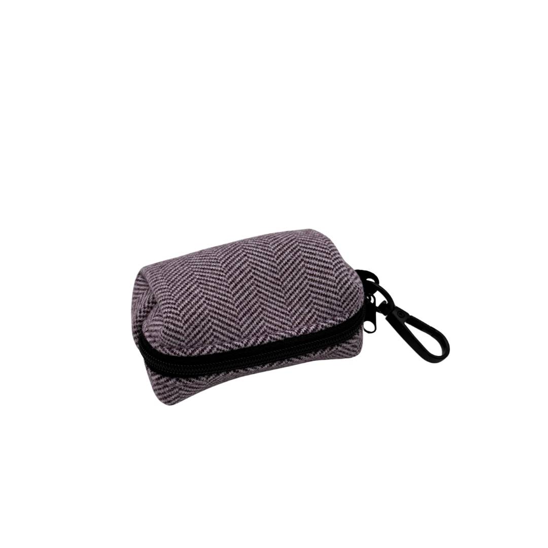 Poop Bag Holder - Tweed Purple - Image 2