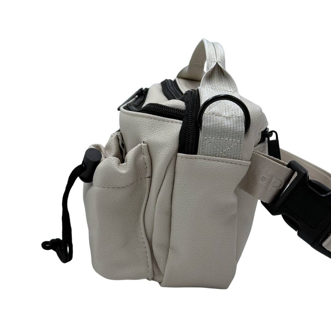 Walk+Wear Ultimate BumBag - Vegan Leather Nude - Image 13