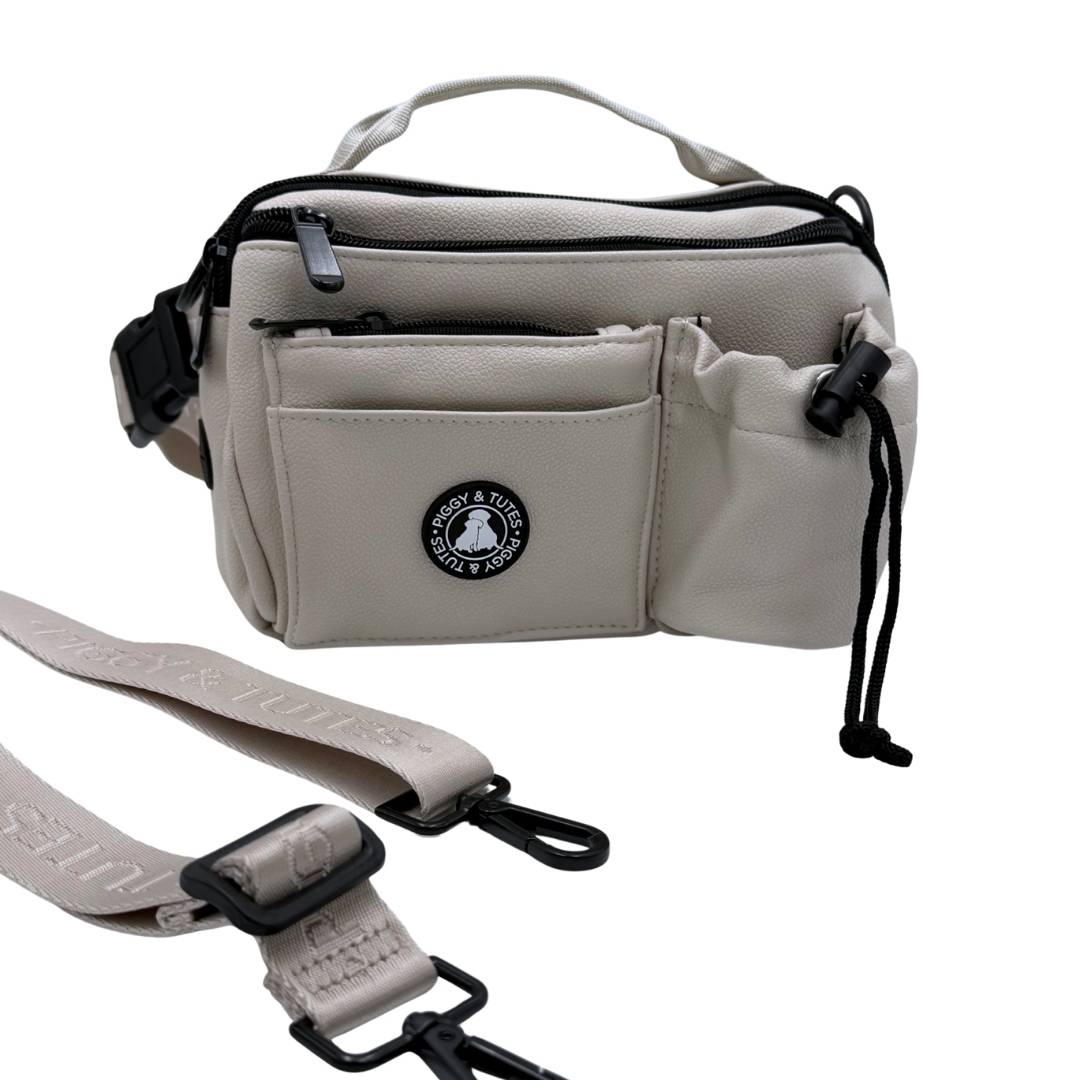 Walk+Wear Ultimate BumBag - Vegan Leather Nude - Image 14