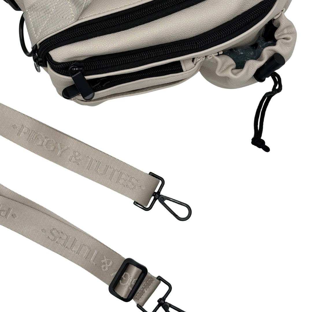 Walk+Wear Ultimate BumBag - Vegan Leather Nude - Image 15