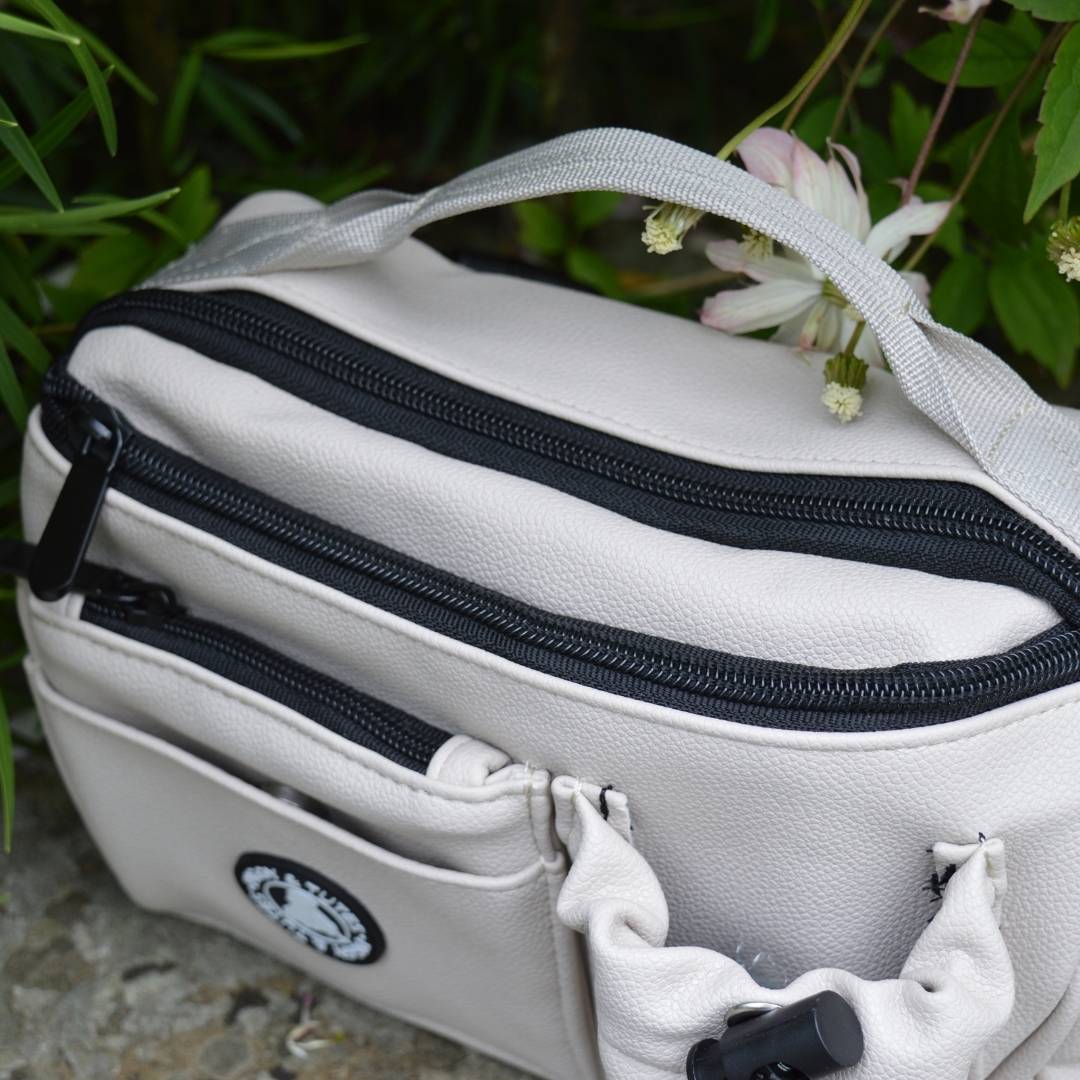 Walk+Wear Ultimate BumBag - Vegan Leather Nude - Image 6