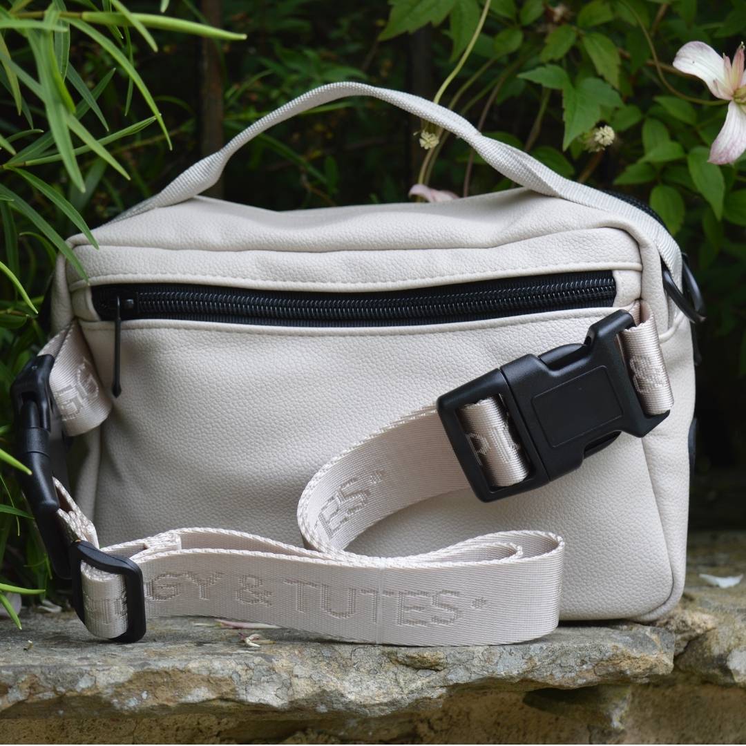 Walk+Wear Ultimate BumBag - Vegan Leather Nude - Image 7